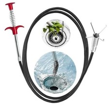 Drain Snake, Toilet Auger Hair Drain Clog Remover 76 inch 