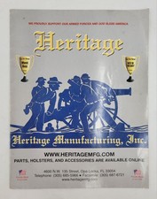 Heritage Firearms Manufacturing Single Action Revolver Catalog Flyer Rough Rider