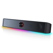 Redragon GS560 Adiemus RGB USB Desktop Soundbar 2.0 Channel Computer Speaker