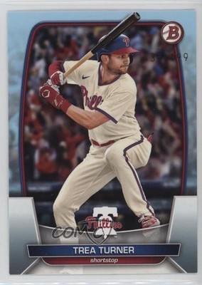 2023 Bowman Sky Blue /499 Trea Turner #10 h1n