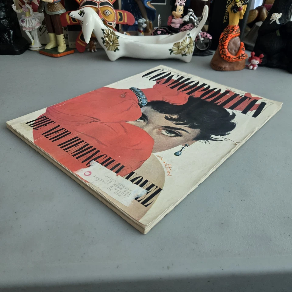 1950 FEBRUARY COSMOPOLITAN MAGAZINE - NICE FASHION COVER Vtg  Foto 4 de 4