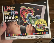 Lite Brite Mini-X Connect Set 179 Pieces Ages 4 Age 4-7 2023