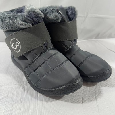 Aomigoct Boys Girls Winter Snow Boots: Waterproof Toddler Little Kid Boot 