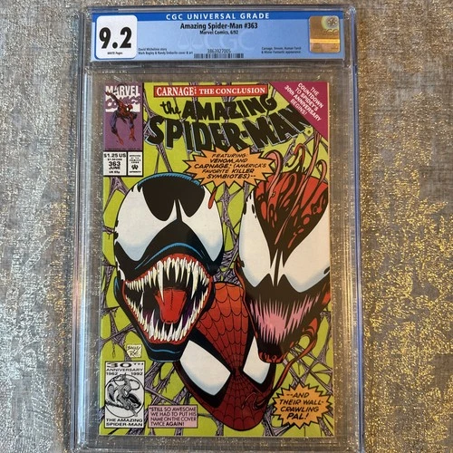 Amazing Spider-Man #363.  CGC 9.2  Marvel Comics (1992) (Carnage)