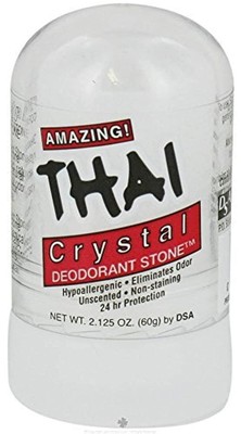 Thai Deodorant Stone Pure and Natural Crystal Mini Stick - 2 oz