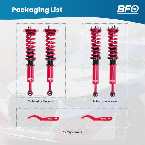 Coilovers Shocks Struts Assembly For Lexus IS250 IS350 06-13 GS350 07-11 RWD - Picture 2 of 12