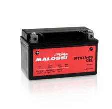 BATTERY MALOSSI MTX7A-BS GEL KAWASAKI KLXD Traker 125 2010 2011 2012 2013 2014