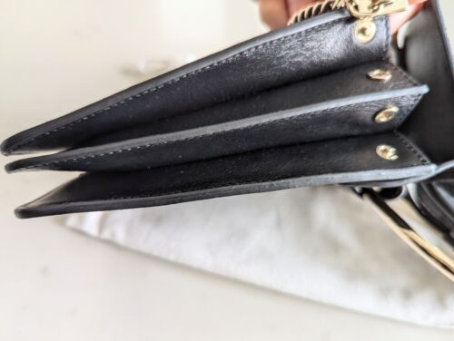 Chloe Mini Faye Leather and Suede Bracelet Bag Black - Picture 8 of 18