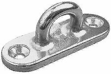 SEA DOG CORPORATION Eye Plate Oblong Stainless Steel 4"