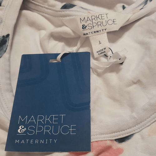 Stitch Fix | Market & Spruce Sollas Maternity Knit Floral Top Size Large NEW - Picture 3 of 4