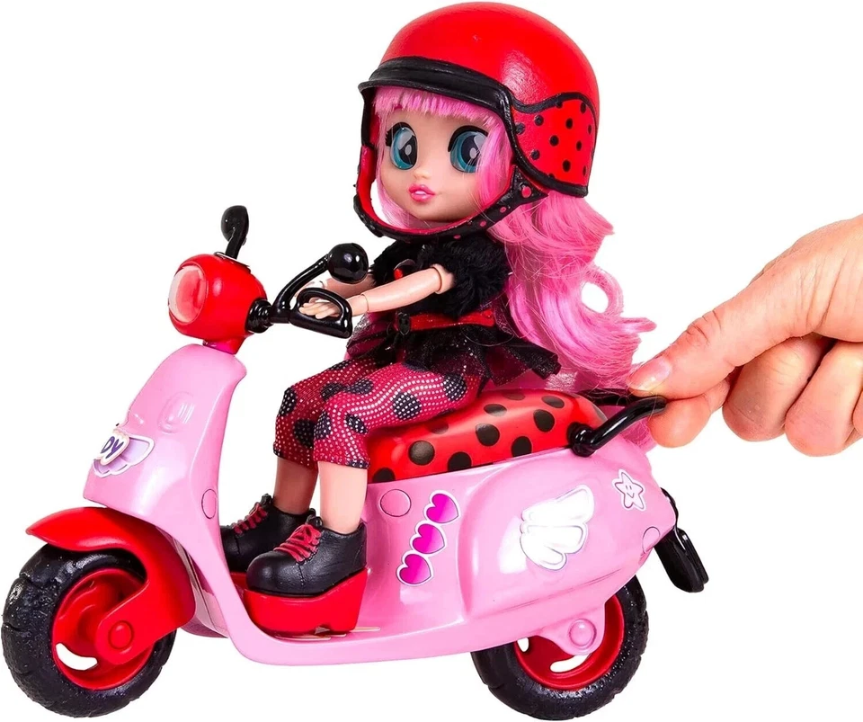 Cry Babies BFF Lady's Scooter - Girls and Boys Ages 5 Up, 7.8 Inch Doll,. - Image 4 of 4