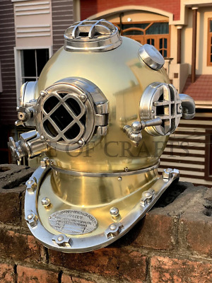 Details about   Collectible US Navy Mark IV Mini Diving Helmet Antique Nautical Maritime Replica 
