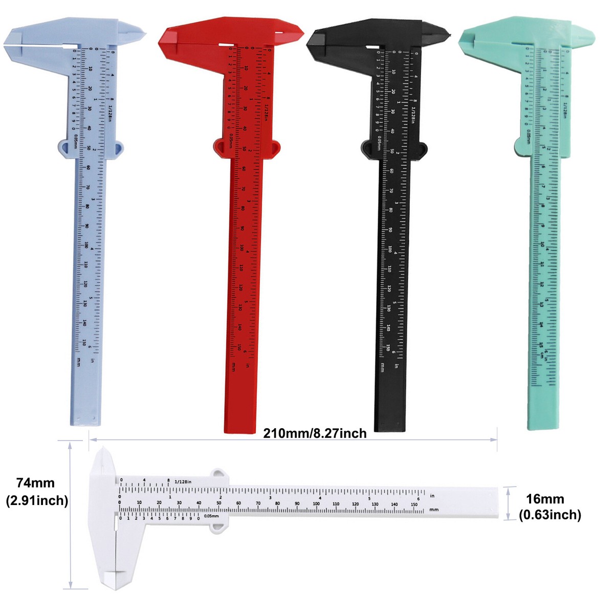 0-150mm Plastic Vernier Calipers Double Rule Scale Mini Measuring Ruler Tool For Jewelry Measurement From Other Construction Tools - Price 54.69