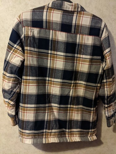 Machine Clothing Company Plaid Wool Lined Shirt Jacket Type Field Apparel Men's - Picture 6 of 9