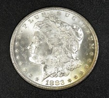 Carson City 1883 Year U.S. Mint Certified Morgan US Dollars (1878