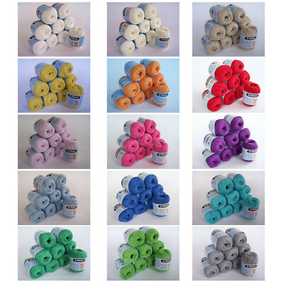 250g (40,00 /kg) Patons ( Schachenmayr Baby Smiles Cotton ) Babywolle Baumwolle