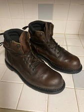 RED WING Work Boots 406 Oxblood Leather Made In USA Mens Size 11 EE