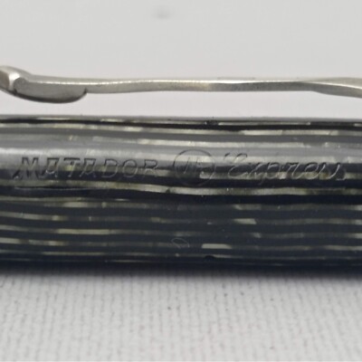 Matador Express 814 Celulloid Piston Fountain Pen SS F Nib Vintage