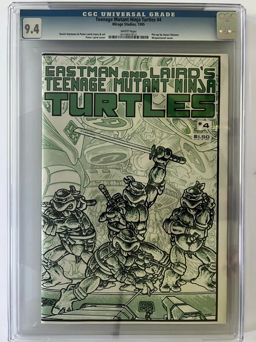 TEENAGE MUTANT NINJA TURTLES #4 CGC 9.4 WHITE PAGES