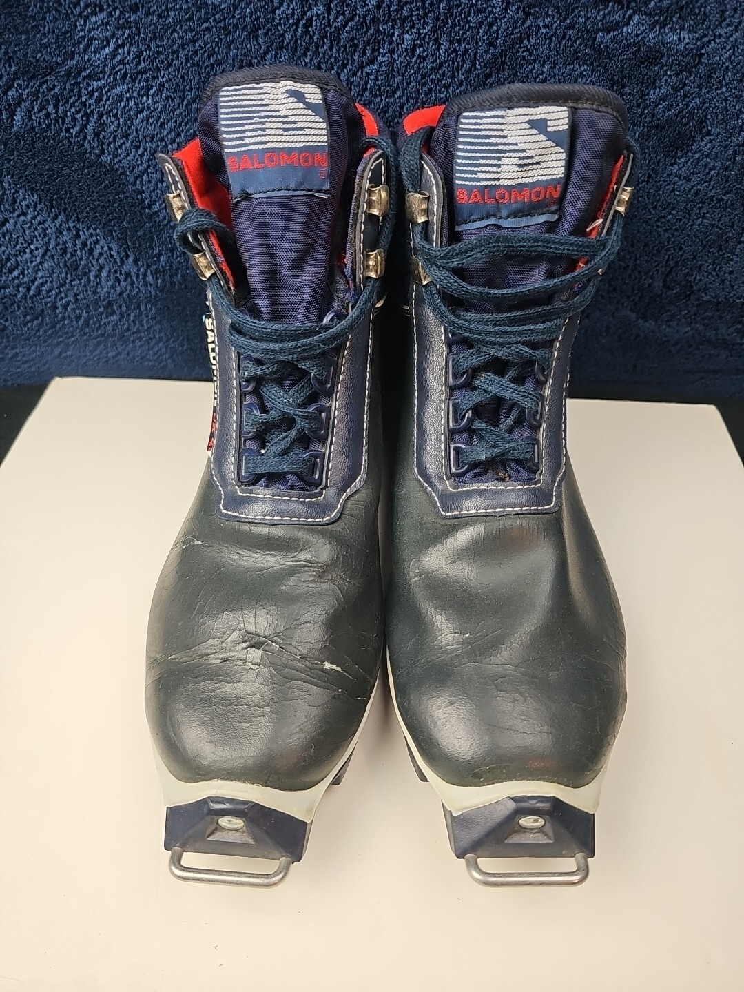 Scarponi da sci di fondo nordico Salomon SR451 VINTAGE EU 42 US uomo 8 5 donna 7