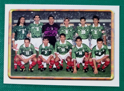 1998 Navarrete France World Cup FIFA Ax Sticker #379 MEXICO SOCCER TEAM