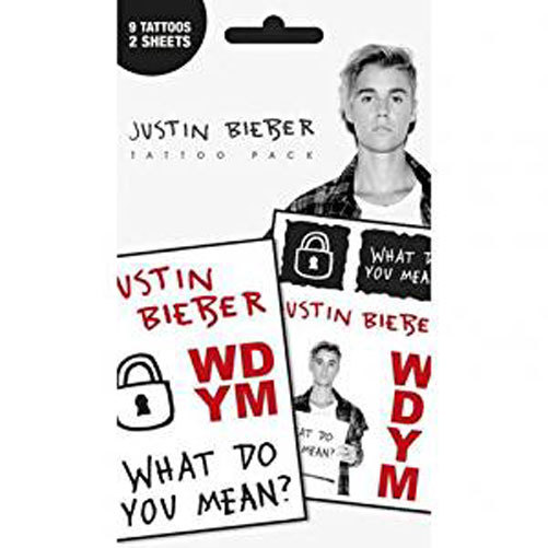 Temporary Tattoos: Black Veil Brides Vamps 5SOS Bieber One Direction