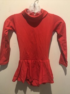 Whirl A Weve Child’s Medium Red Ice Skate Dress