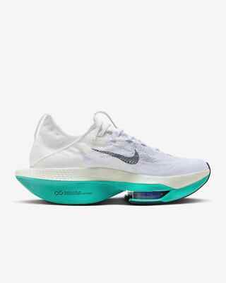 新品 AIR ZOOM ALPHAFLY NEXT% 2 JADE 25cm Nike Air Zoom AlphaFly Next% 2 Mens Sz 6.5/ Womens 8 White