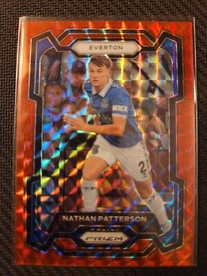 23-24 Panini Prizm - English Premier League - Red Mosaic - #264 Nathan Patterson