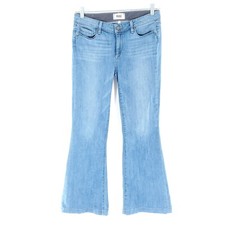 PAIGE Fiona Women Jean Low Rise Flare Blue Size 30 30x30 