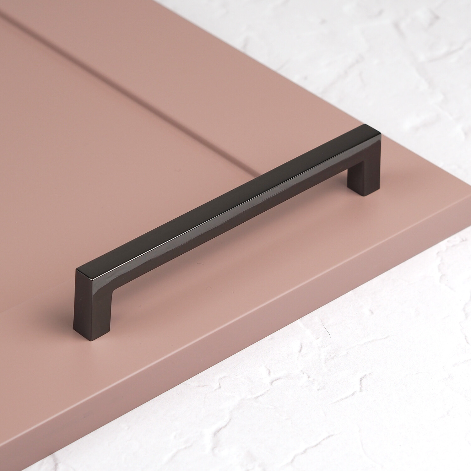 160mm Black Nickel Square D-Bar Handle - Image 3