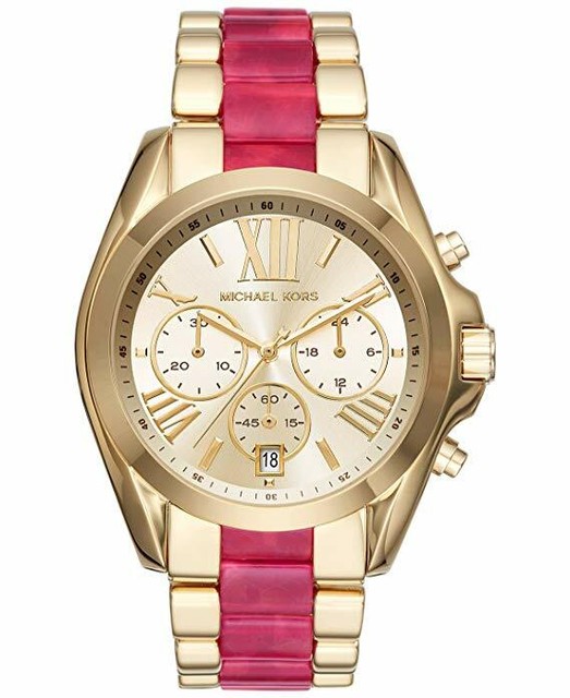 Michael Kors Bradshaw Ruby Red \u0026 Gold 