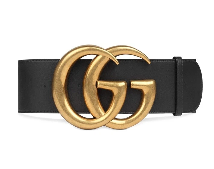 Gucci Belt Double G Buckle rrp Gucci Wide 7 Cm leather belt Double 90