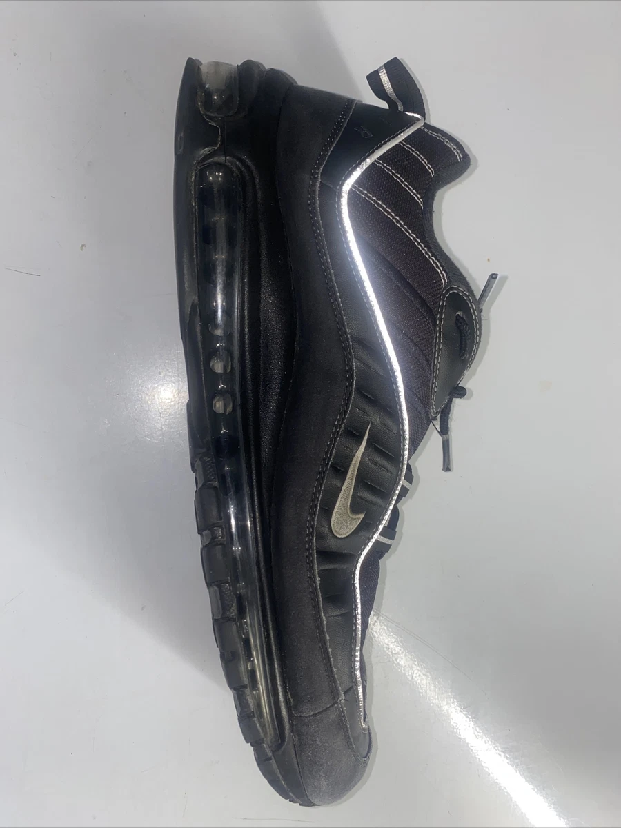 Nike Air Max 98 Black Metallic Silver Cool Grey 640744 013 Men s