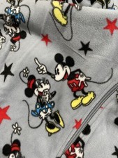 NEW VTG DISNEY MICKEY MINNIE MOUSE ONE PIECE UNISEX FOOTIE PAJAMAS L NOS RARE