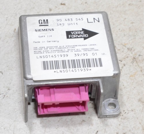 OPEL Corsa B Bj 95 Airbag Steuergerät 90483545 #100336-F319