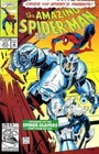 AMAZING SPIDER-MAN #371 VF, Black Cat, Direct, Marvel Comics 1992 Stock Image