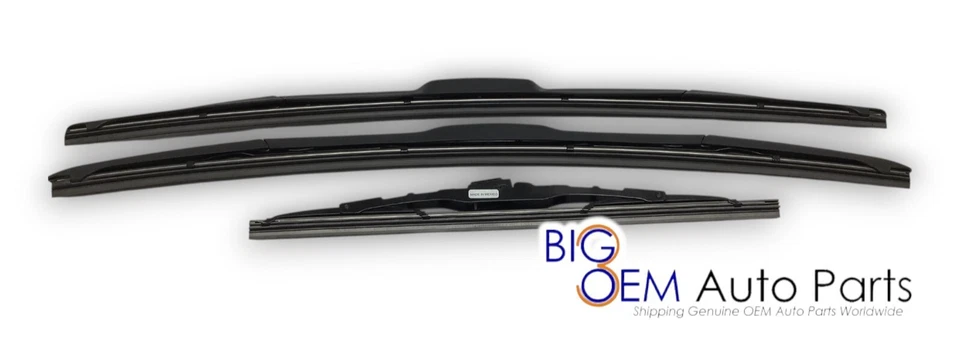 Juego de escobillas limpiaparabrisas de ventana delantera y trasera para conductor pasajero Tahoe Yukon 15-20 nuevo OEM Foto 2 de 4