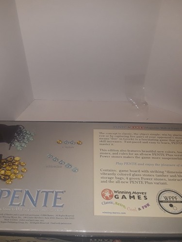 PENTE Board Game 2004 New Edition Power Stones - Picture 4 of 10