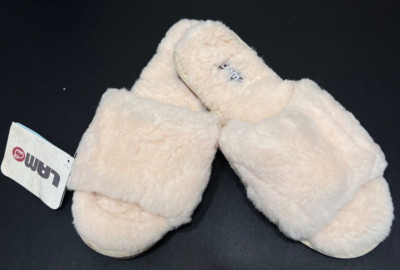 LAMO Womens SLIPPERS SMALL  5-6 Quality Australian Sheep Fur Slip On Warm NEW