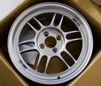 Enkei RPF1 15x7 4x100mm 35mm Offset 73mm Bore Silver Wheel for