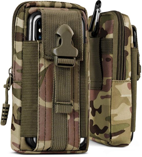 Mobile phone belt bag for Motorola Moto X nylon belt bag protective case clip... - Picture 3 of 4