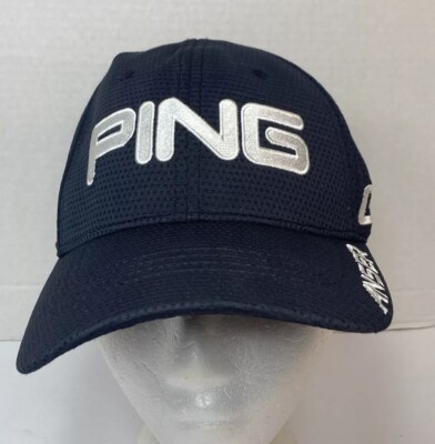 Ping New Era Black Hat Baseball Cap G20 Anser Size Small
