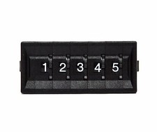 1set Thumbwheel BCD Switch 5-Digit  Cap TF51 GTF511221 0 9 Scale H 18mm Hampolt