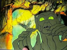 Lord of the Rings animation cel Print GOLLUM ...