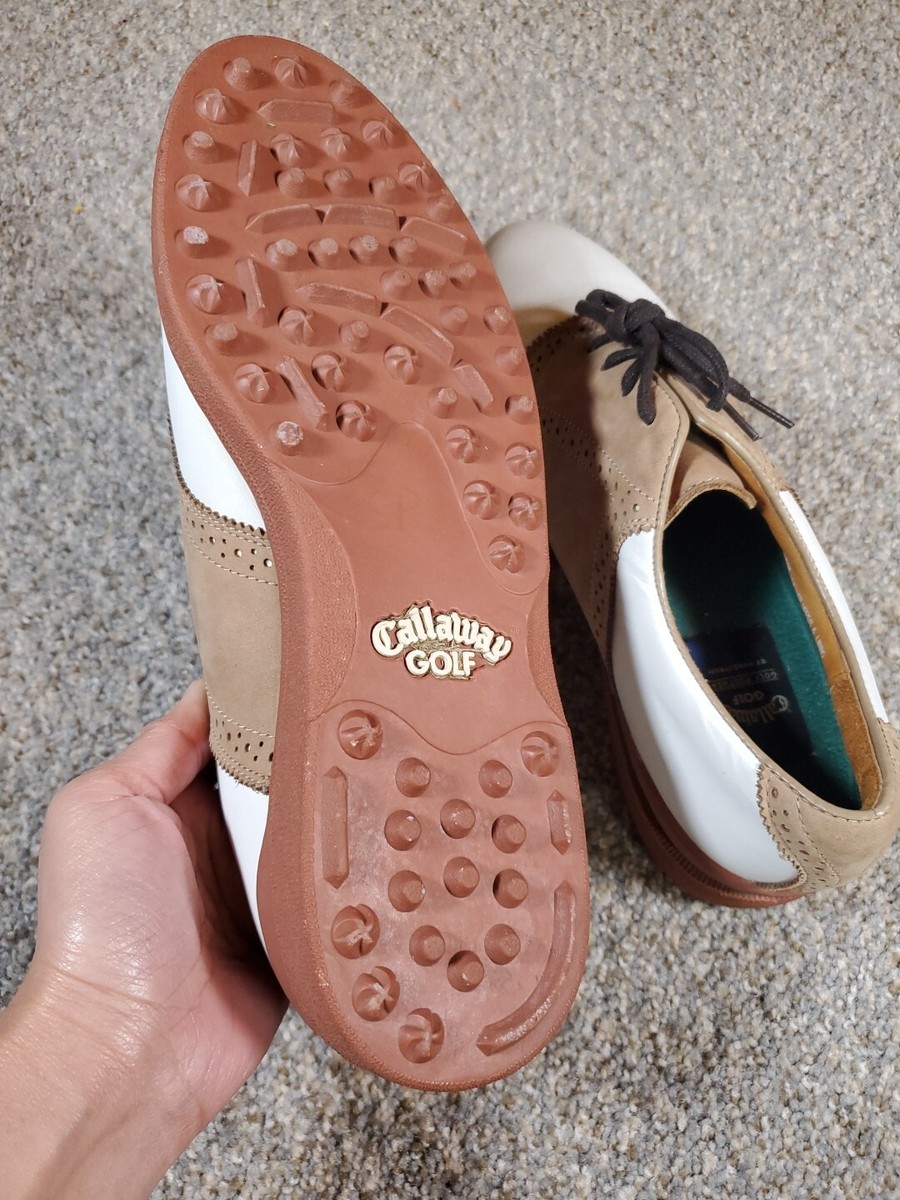 Callaway Men\'s Cambridge Golf Brown and White Shoes Size 8 Callaway Broadmoor Nordstrom Golf Shoes Men main image 3