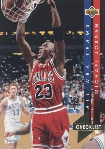 1993-94 Upper Deck All-NBA Team #AN15 Michael Jordan CL Checklist