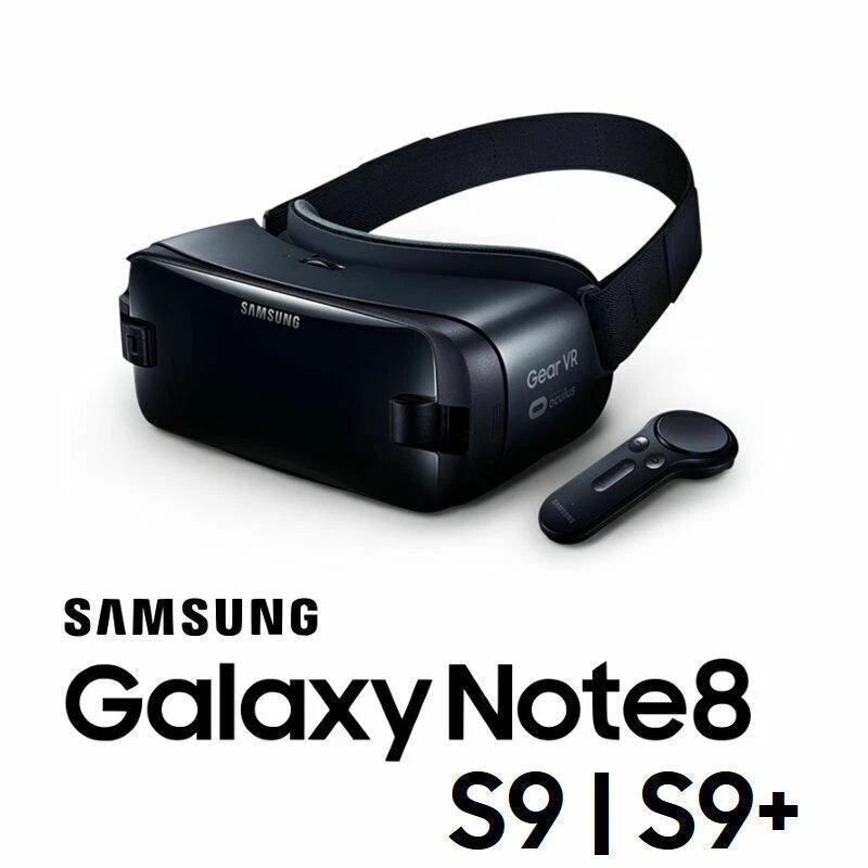 mærke ting dårlig New Samsung Galaxy S9 S9 Plus Virtual Reality Gear VR Headset with  Controller | eBay