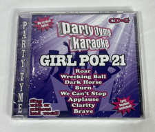 Party Tyme Karaoke - Girl Pop 21 8 8-song CD G - Audio CD - Brand New Sealed