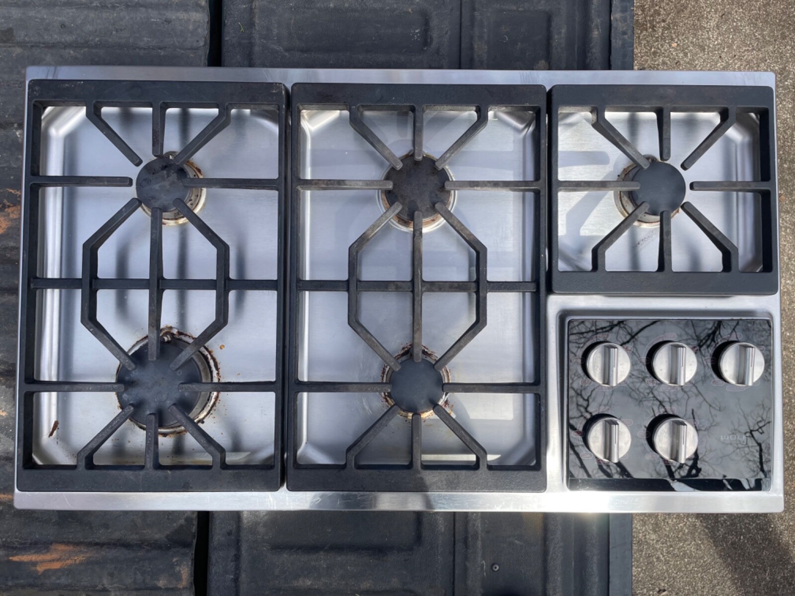 WOLF gas range with five burners model CT36G/SLP eBay